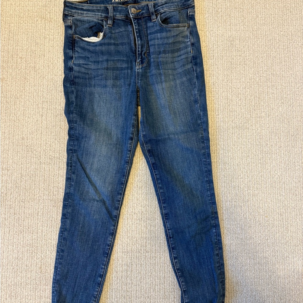 Super high rise jeggings size 8